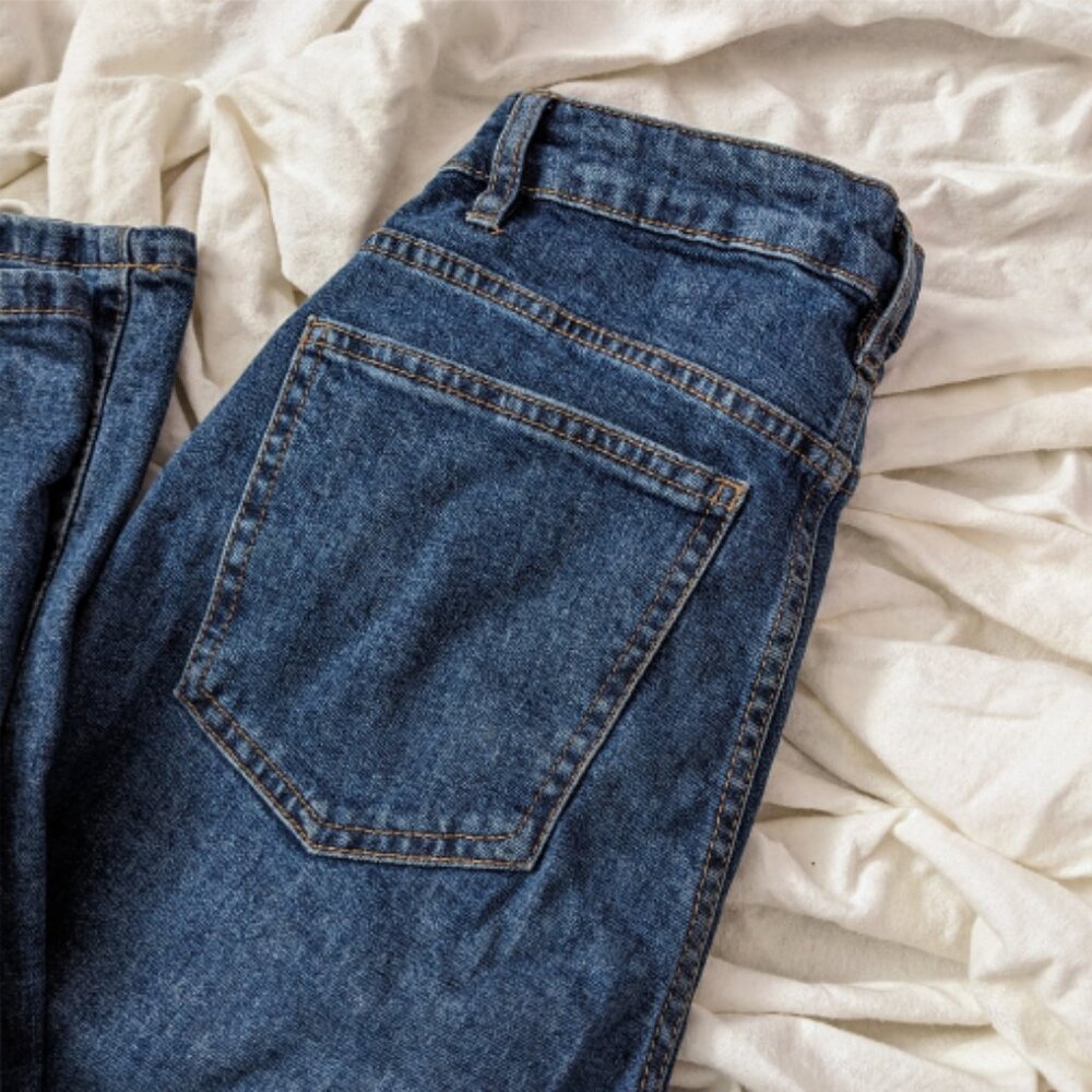 cotton on blue denim mom jeans | womens jeans bottoms